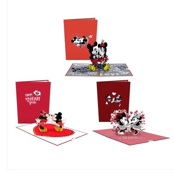 Disney's Mickey and Minnie In Love Pop-Up Cards - LovePop Set 3 - Picture 4 of 4